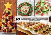 10 easy christmas Appitizers finger food recipes || fodddrinkcastle