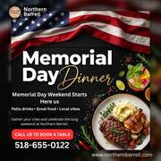 Celebrate Memorial Day Weekend at Northern Barrell!